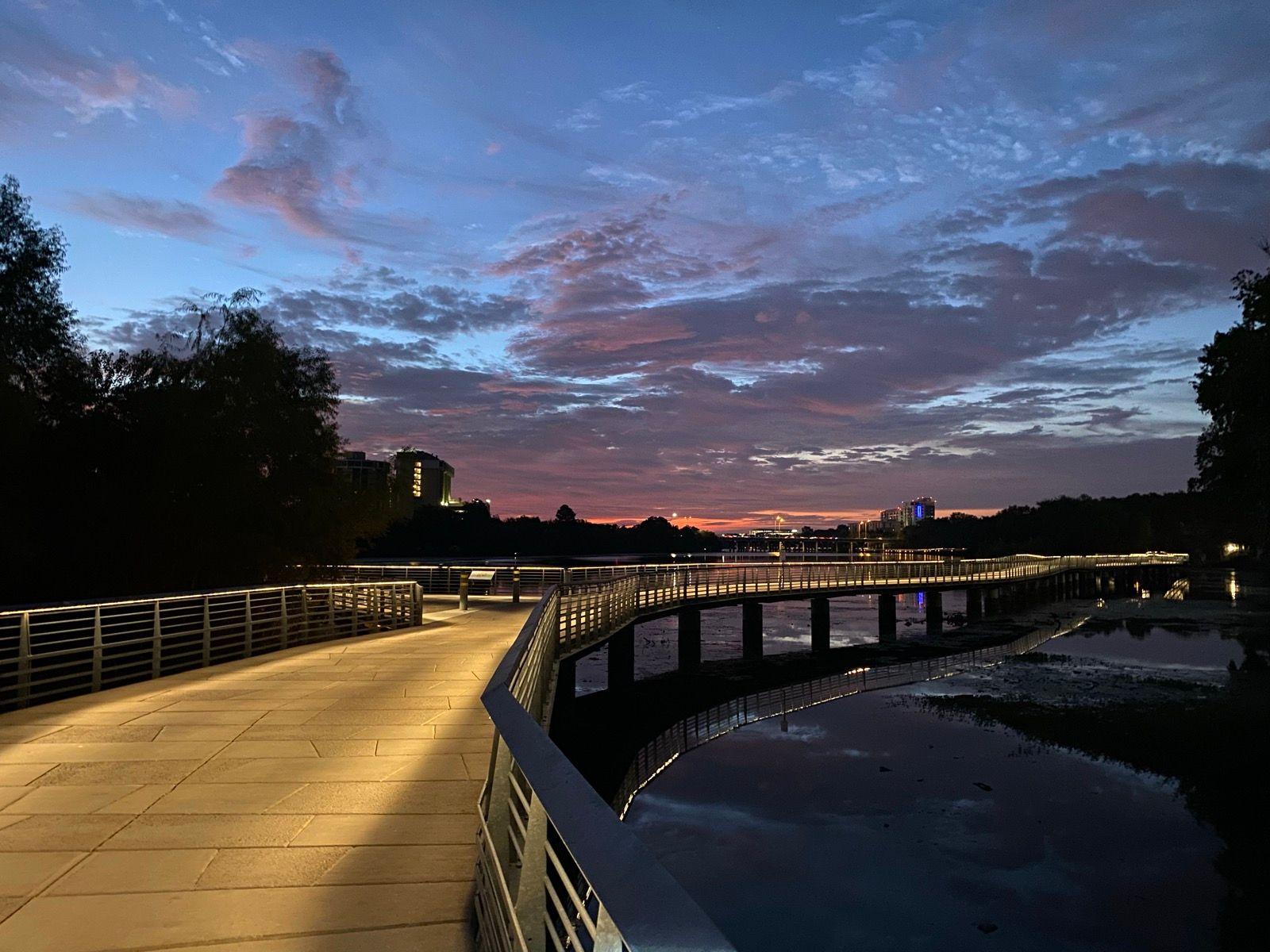 Austin in the dawn light